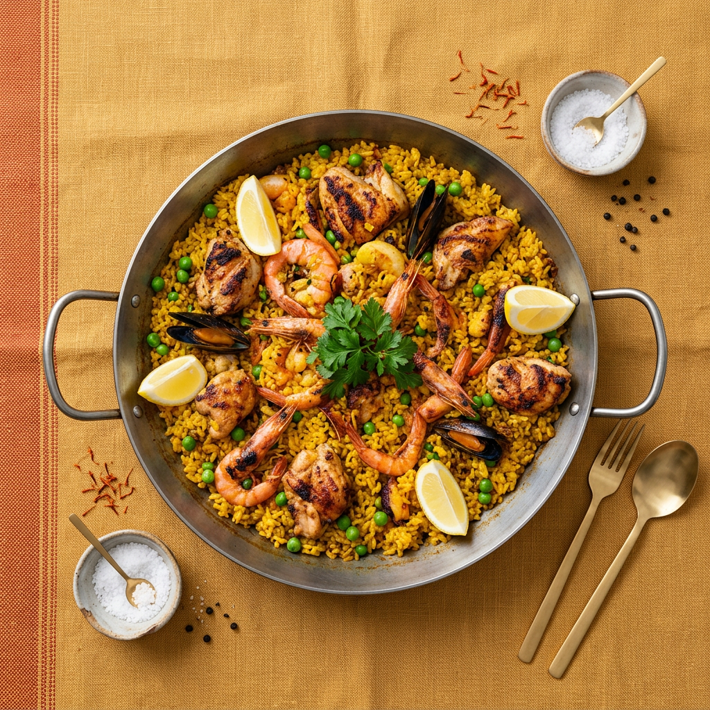 Spaanse paella